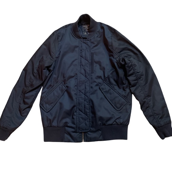 Abercrombie & Fitch Other - Abercrombie & Fitch Jacket Womens Small Blue Navy Full Zip Bomber Ladies Casual